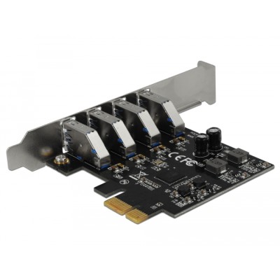 Delock USB 3.0 PCI Express Card with 4 x external Type-A female 2