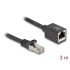 Delock Network Extension Cable RJ45 plug to RJ45 jack Cat.6A S/FTP 3 m black