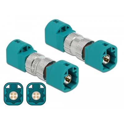 Delock Adapter HSD Z male to HSD Z male