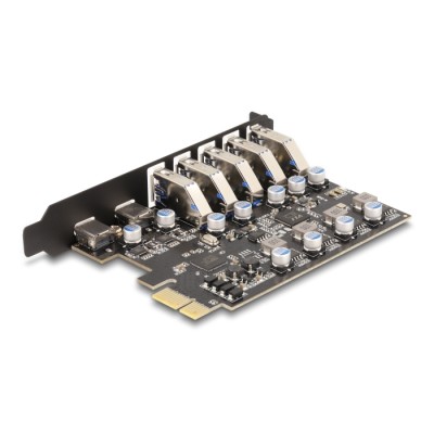 Delock USB 5 Gbps PCI Express x1 Card to 5 x external Type-A + 2 x external USB Type-C™ female 2