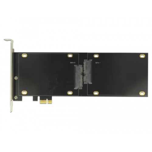 Delock PCI Express x1 Card for 2 x SATA HDD / SSD