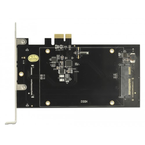 Delock PCI Express x1 Card for 2 x SATA HDD / SSD