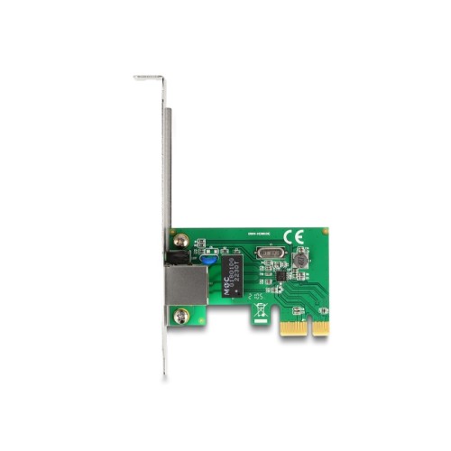 Delock PCI Express x1 Network Card Gigabit LAN 1 x RJ45 RTL8111