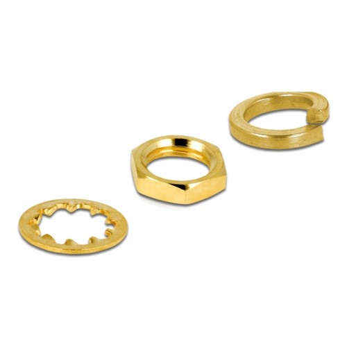 Delock Antenna Cable SMA jack bulkhead to I-PEX Inc., MHF® 4L plug 1.37 35 cm thread length 10 mm