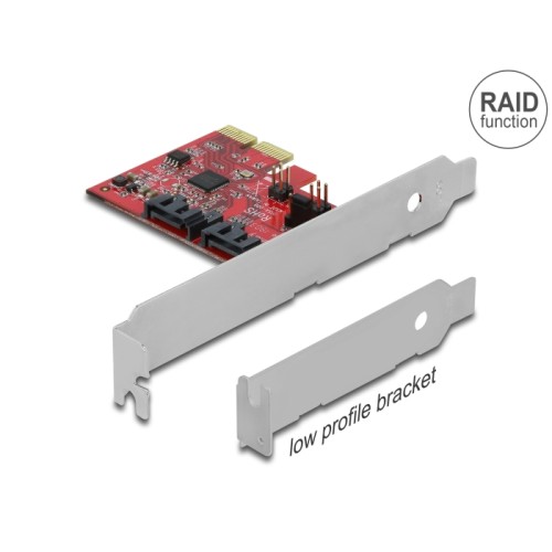 Delock 2 port SATA PCI Express x2 Card with RAID 1 - mirroring existing data