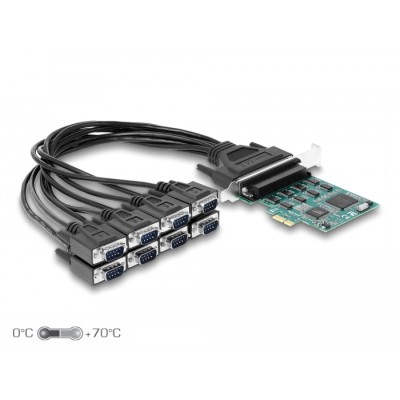 Delock PCI Express x1 Card to 8 x Serial RS-232