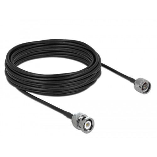 Delock Antenna Cable N plug to BNC plug LMR195 10 m