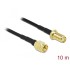 Delock Antenna Cable SMA plug to SMA jack LMR/CFD100 10 m low loss