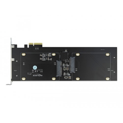 Delock PCI Express x2 Card for 4 x SATA HDD / SSD RAID