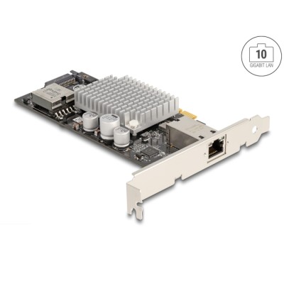 Delock PCI Express Card to 1 x 10GBase-T LAN PoE+ RJ45