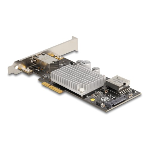 Delock PCI Express Card to 1 x 10GBase-T LAN PoE+ RJ45