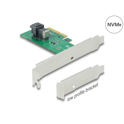 Delock PCI Express x4 Card to 1 x internal SFF-8643 NVMe - Low Profile Form Factor