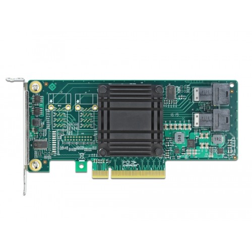 Delock PCI Express x8 Card to 2 x internal SFF-8643 NVMe - Low Profile Form Factor