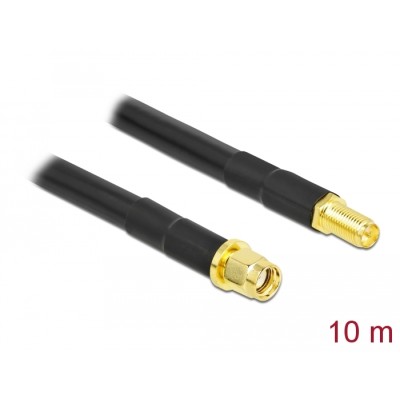 Antenna Cable RP-SMA plug to RP-SMA jack LMR/CFD300 10 m low loss