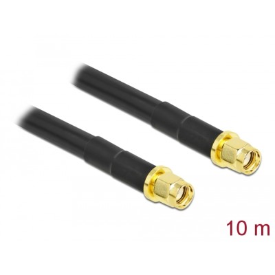 Antenna Cable RP-SMA plug to RP-SMA plug LMR/CFD300 10 m low loss