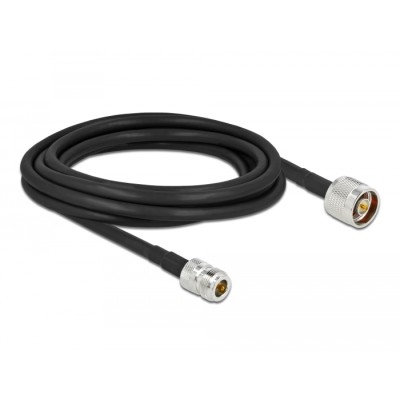 Delock Antenna Cable N plug to N jack LMR/CFD300 3 m low loss 2