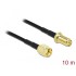 Delock Antenna Cable RP-SMA plug to RP-SMA jack LMR/CFD100 10 m low loss