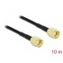 Delock Antenna Cable RP-SMA plug to RP-SMA plug LMR/CFD100 10 m low loss