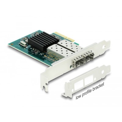 Delock PCI Express x4 Network Card Gigabit LAN 2 x SFP i82576