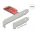 Delock PCI Express x4 Card to 1 x internal OCuLink SFF-8612 - Low Profile Form Factor