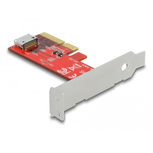 Delock PCI Express x4 Card to 1 x internal OCuLink SFF-8612 - Low Profile Form Factor