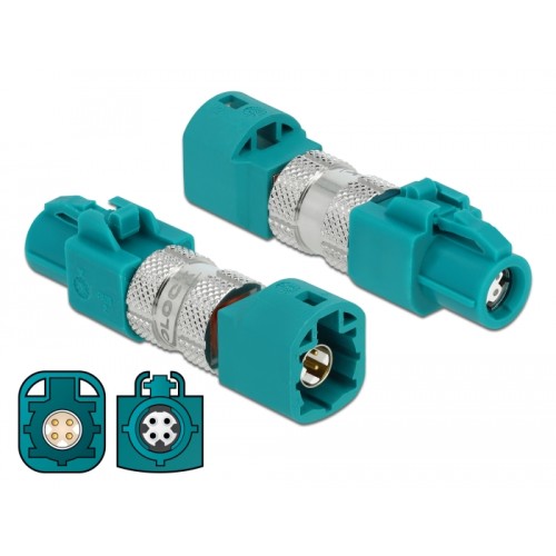 Delock Adapter HSD Z female to HSD Z male
