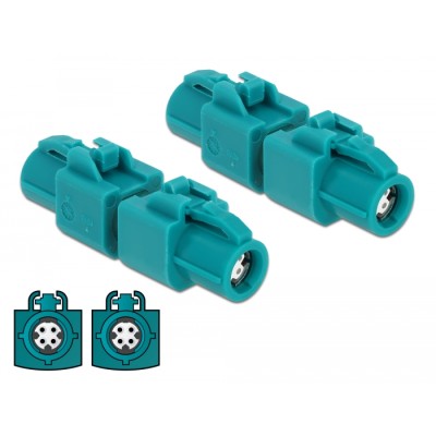 Delock Adapter HSD Z female to HSD Z female