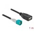 Delock Cable HSD Z male to USB 2.0 Type-A female 1 m Premium
