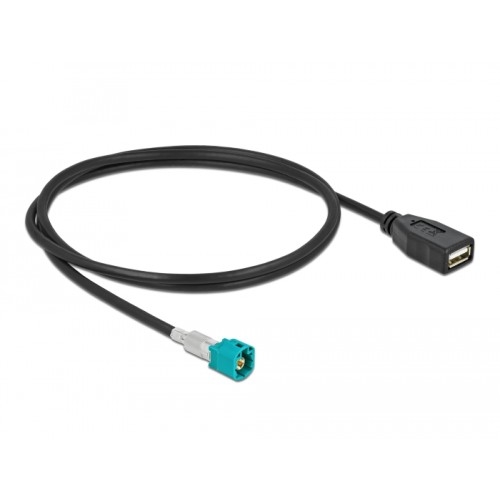 Delock Cable HSD Z male to USB 2.0 Type-A female 1 m Premium