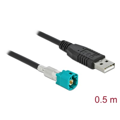 Delock Cable HSD Z male to USB 2.0 Type-A male 0.5 m