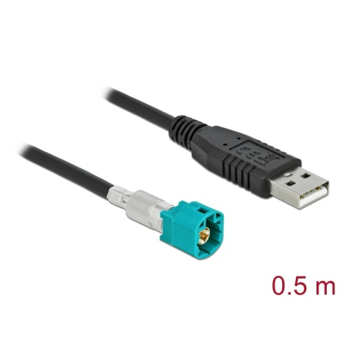 Delock Cable HSD Z male to USB 2.0 Type-A male 0.5 m