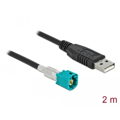 Delock Cable HSD Z male to USB 2.0 Type-A male 2 m