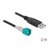 Delock Cable HSD Z male to USB 2.0 Type-A male 2 m