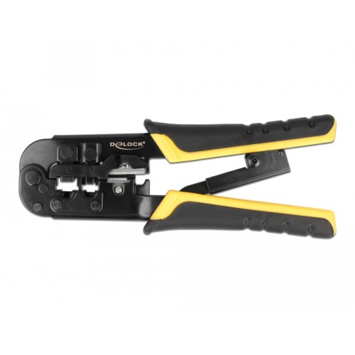 Delock Universal Crimping Tool with wire stripper for 8P (RJ45), 6P (RJ12/11) or 4P plugs