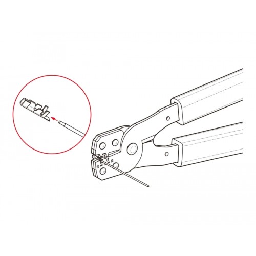 Delock Crimping tool for terminal crimp contacts AWG 20/24/28
