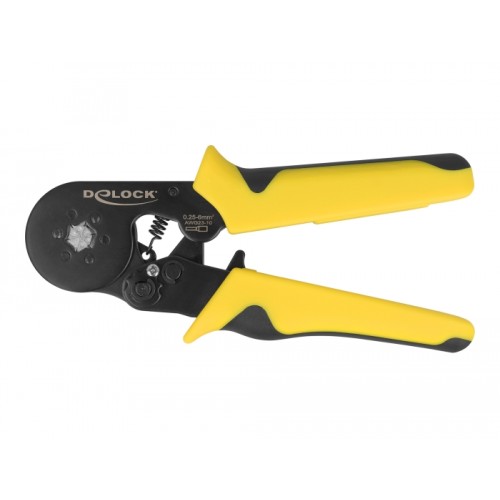 Delock Tool for crimping wire end ferrules self-adjusting - hexagon