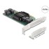 Delock PCI Express x8 Card to 4 x internal SFF-8643 NVMe - Low Profile Form Factor