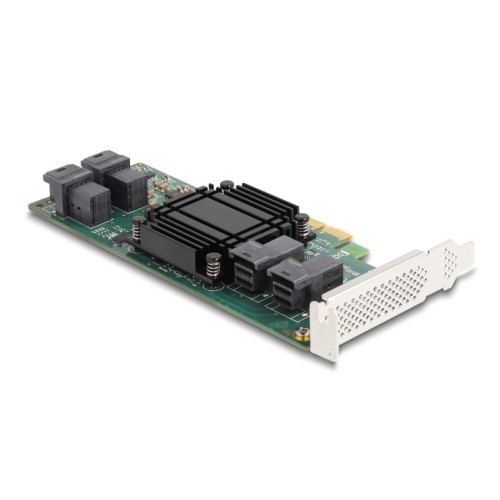 Delock PCI Express x8 Card to 4 x internal SFF-8643 NVMe - Low Profile Form Factor