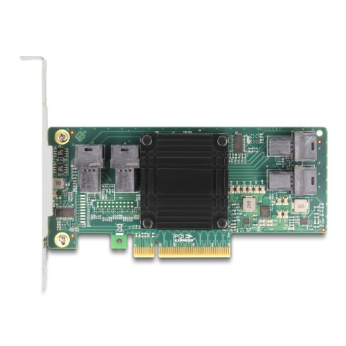 Delock PCI Express x8 Card to 4 x internal SFF-8643 NVMe - Low Profile Form Factor