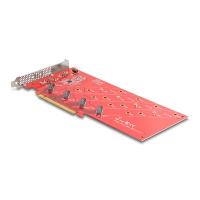 Delock PCI Express x16 Card to 4 x internal NVMe M.2 Key M 110 mm - Bifurcation 2