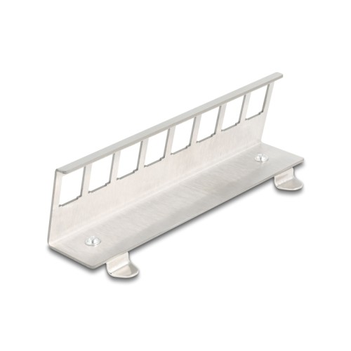 Delock Keystone Metal Mounting 8 Port for DIN rail