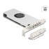 Delock PCI Express x16 Card to 4 x USB 20 Gbps USB Type-C™ Quad Channel with Fan and Heat Sink in Low Profile Form Factor