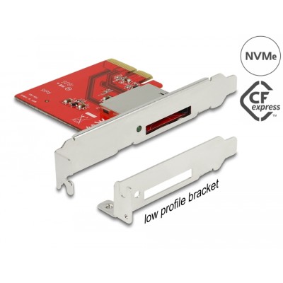 Delock PCI Express x4 Card to 1 x external CFexpress / XQD slot