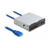Delock 3.5″ SuperSpeed USB Card Reader 6 slots + 1 x USB Type-A female