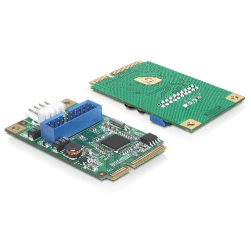 Delock Mini PCIe I/O PCIe full size 1 x 19 pin USB 3.0 Pin Header male