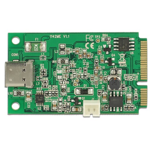 Delock Mini PCIe I/O PCIe full size 1 x USB Type-C™ 3.1 Gen 2 female