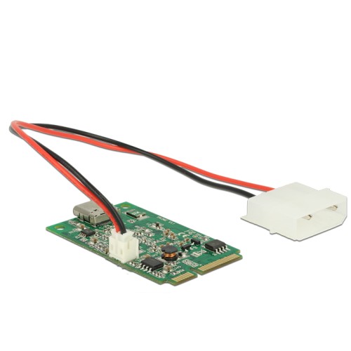 Delock Mini PCIe I/O PCIe full size 1 x USB Type-C™ 3.1 Gen 2 female