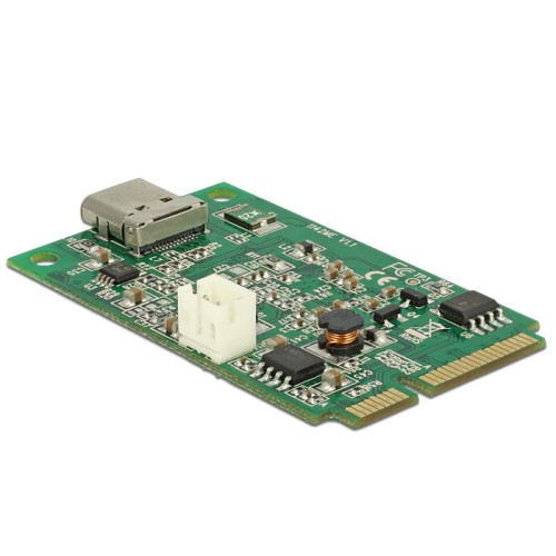 Delock Mini PCIe I/O PCIe full size 1 x USB Type-C™ 3.1 Gen 2 female