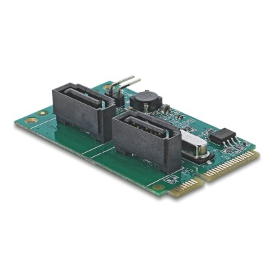 Delock Mini PCIe Converter to 2 x SATA with RAID