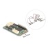 Delock Mini PCIe I/O PCIe full size 4 x Serial RS-232, 1 x Parallel